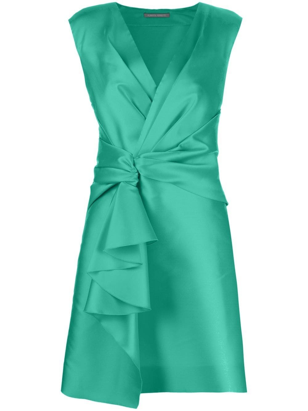Alberta Ferretti sleeveless pinched-waist dress - Green von Alberta Ferretti