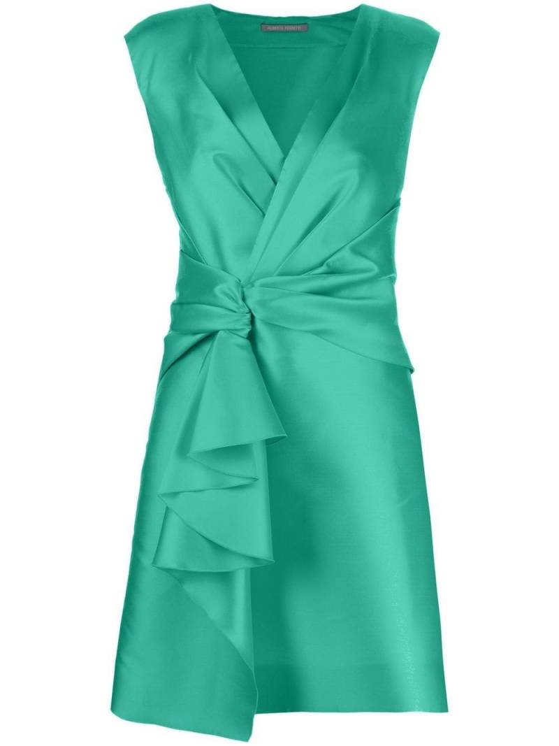 Alberta Ferretti sleeveless pinched-waist dress - Green von Alberta Ferretti