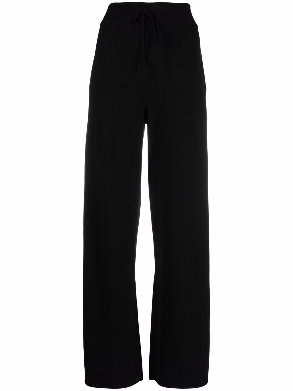 Alberta Ferretti straight-leg knitted trousers - Black von Alberta Ferretti