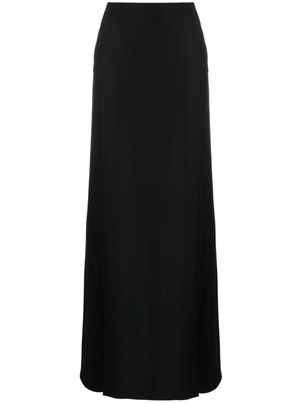 Alberta Ferretti virgin-wool A-line skirt - Black von Alberta Ferretti