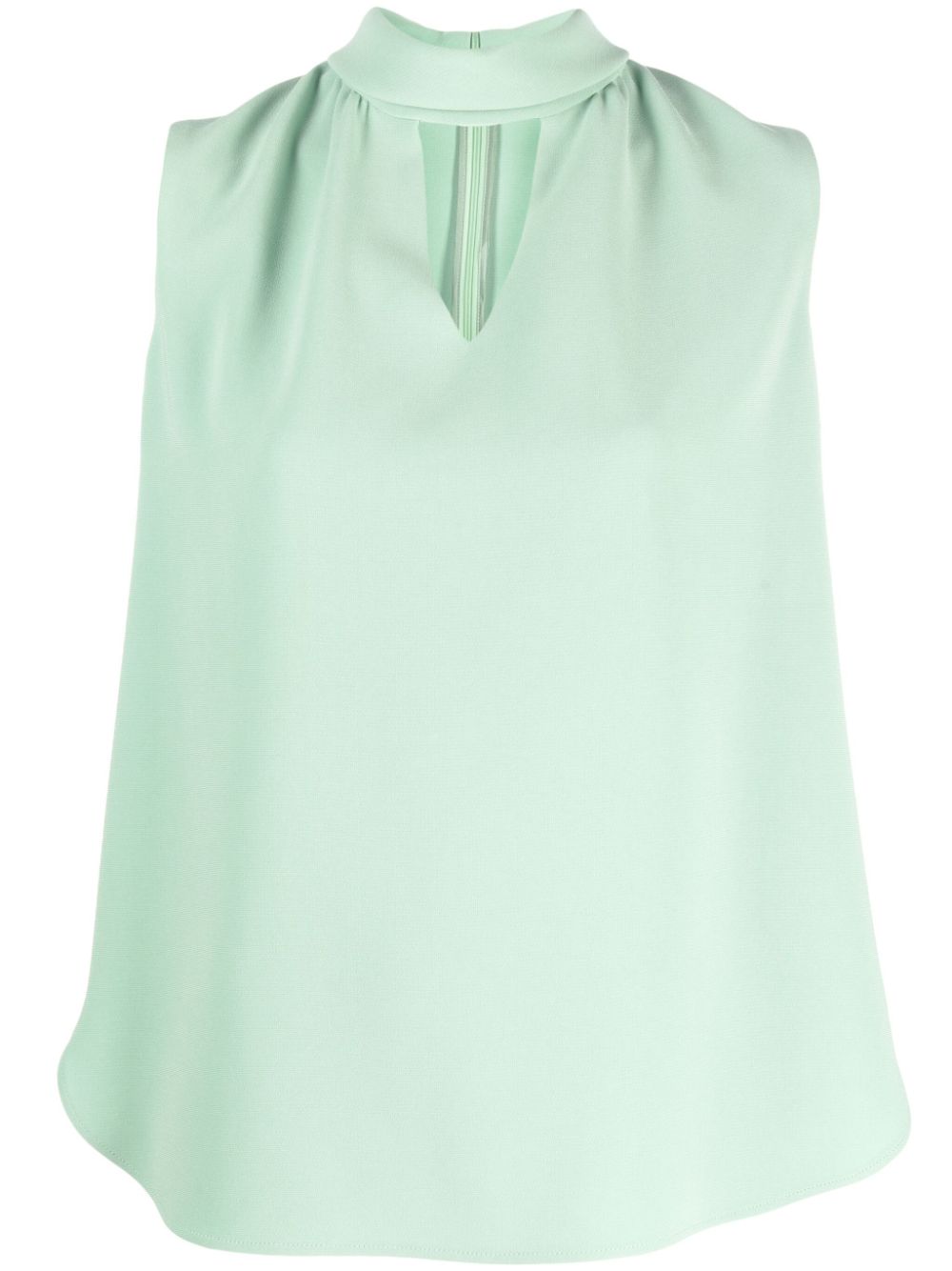 Alberto Biani cut-out sleeveless blouse - Green von Alberto Biani