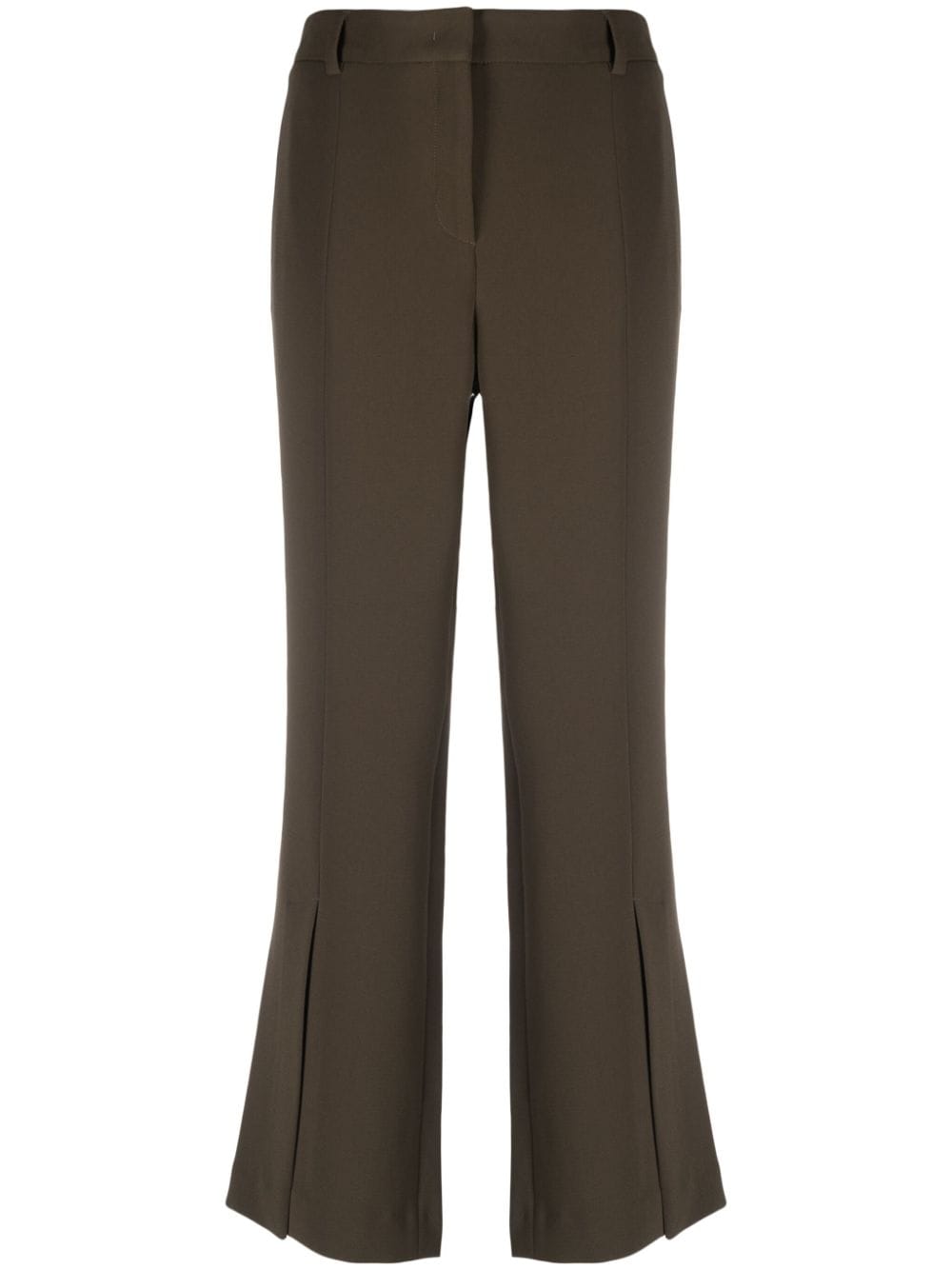 Alberto Biani mid-waist flared trousers - Green von Alberto Biani