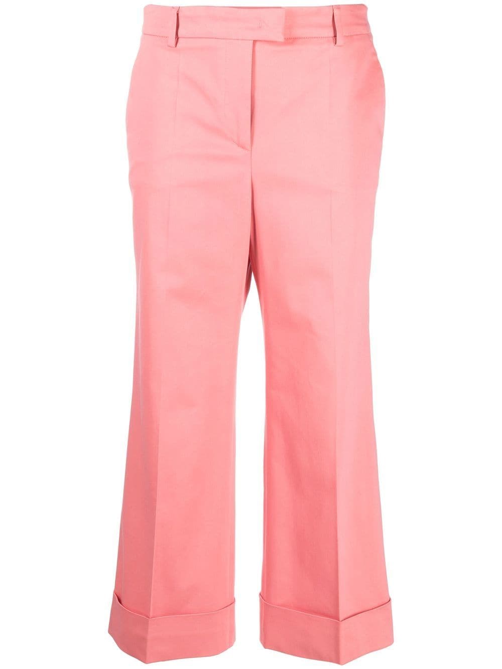 Alberto Biani pressed-crease cropped tailored trousers - Pink von Alberto Biani