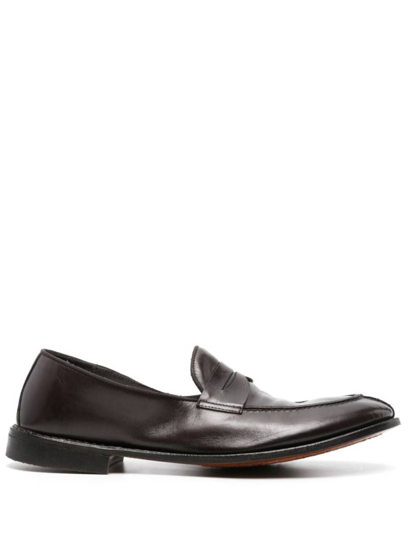Alberto Fasciani Homer leather loafers - Brown von Alberto Fasciani