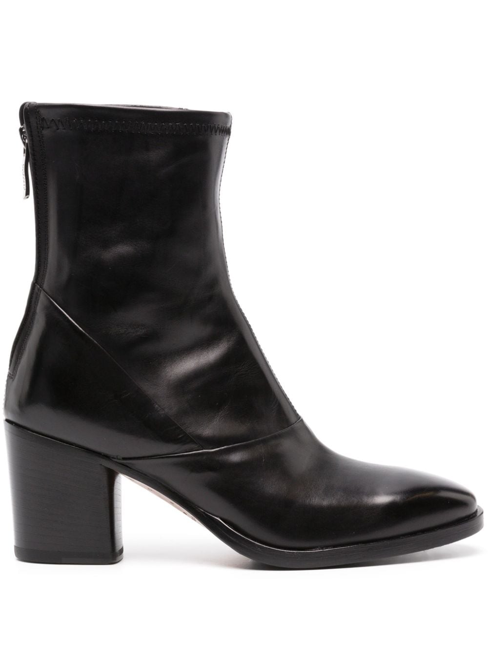 Alberto Fasciani Ursula 70mm leather ankle boots - Black von Alberto Fasciani