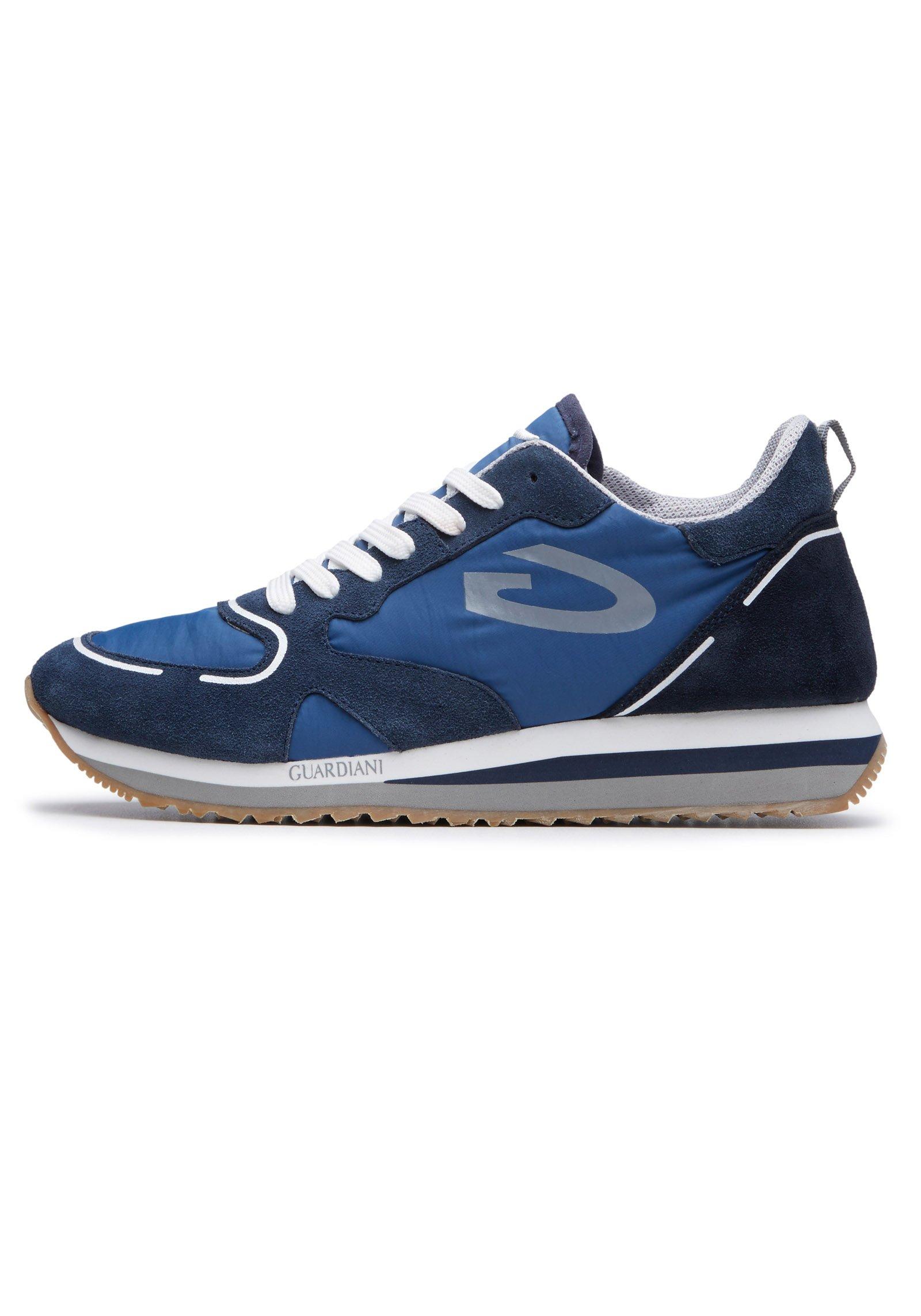 Turnschuhe Herren Blau Denim 43 von Alberto Guardiani