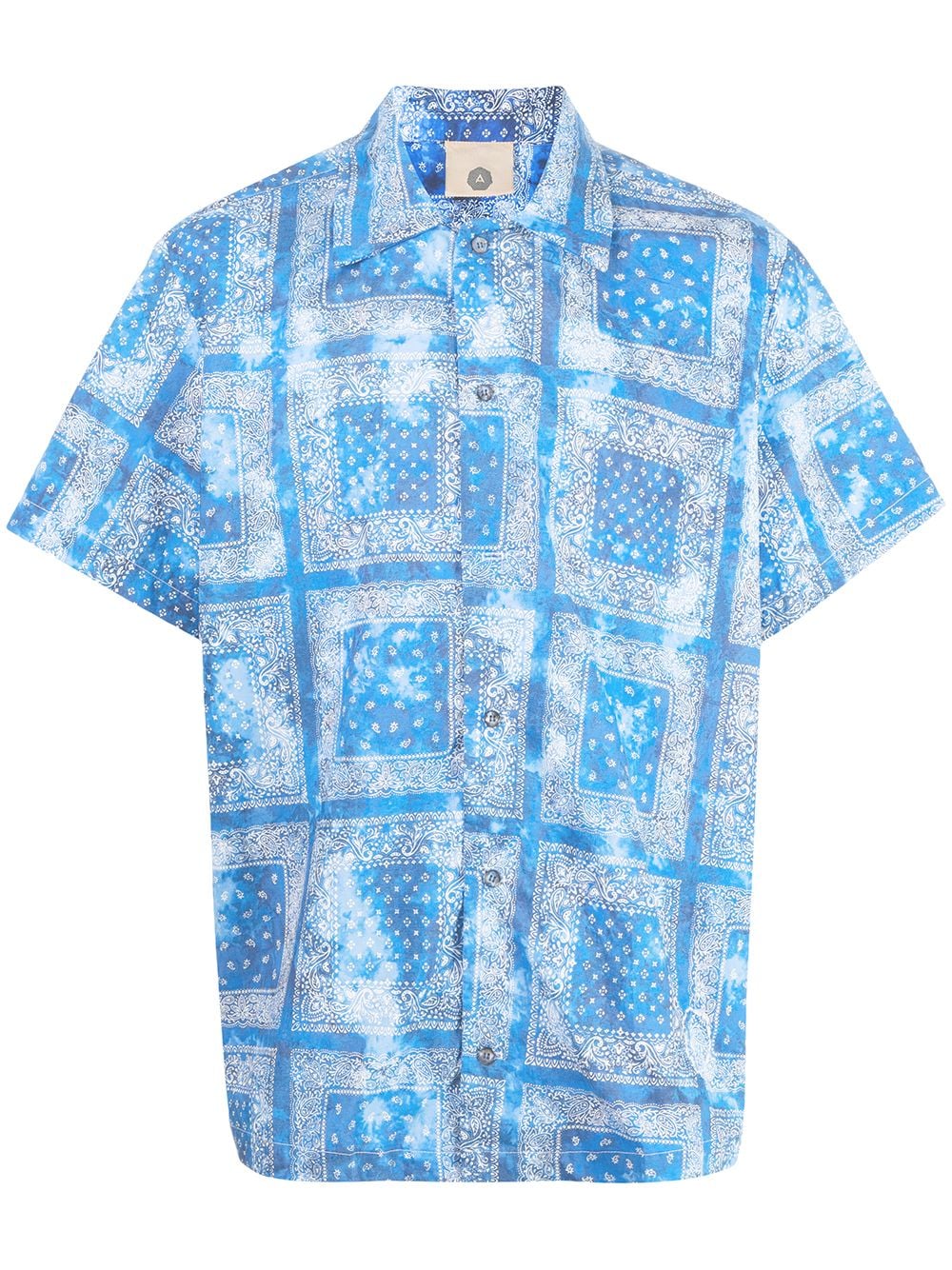 Alchemist graphic-print short-sleeve shirt - Blue von Alchemist