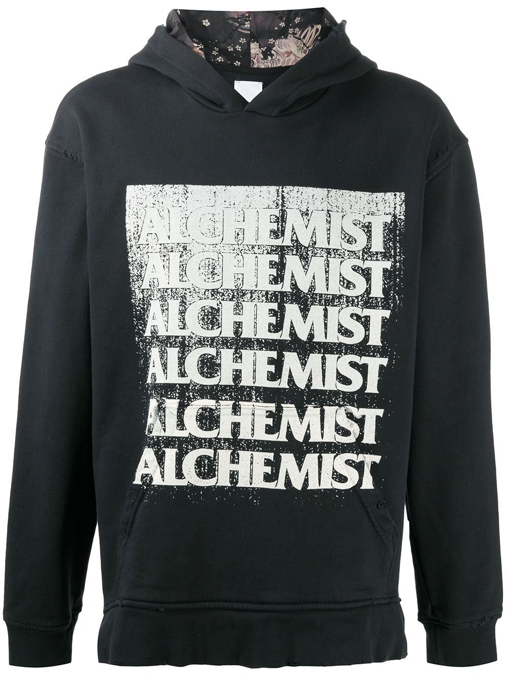 Alchemist vintage-effect logo hoodie - Black von Alchemist