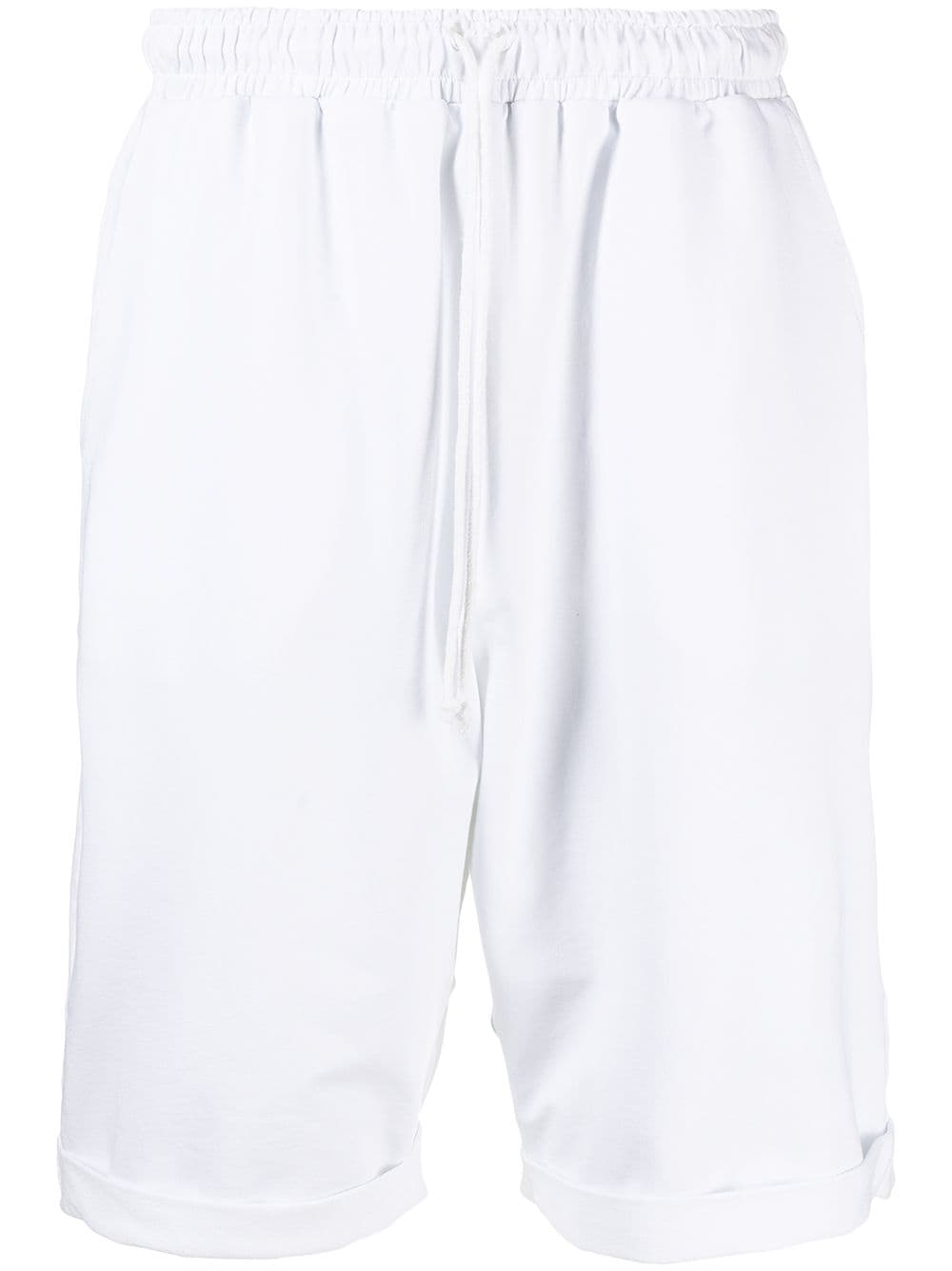 Alchemy turn-up hem knee-length shorts - White von Alchemy