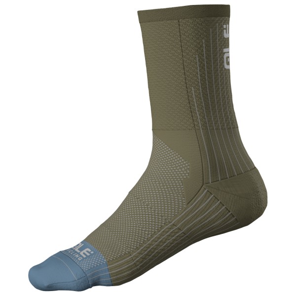 Alé - Color Block T-Care Plus Socks - Velosocken Gr 40-43 - M oliv von Alé