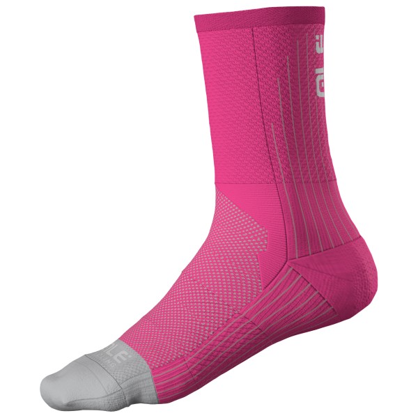Alé - Color Block T-Care Plus Socks - Velosocken Gr 44-47 - L rosa von Alé
