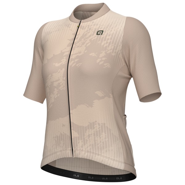Alé - Women's Krakatoa S/S Jersey - Velotrikot Gr S beige von Alé