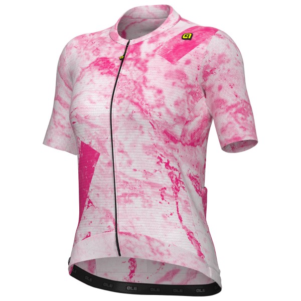 Alé - Women's PR-E Marble S/S Jersey - Velotrikot Gr M rosa von Alé