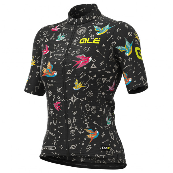 Alé - Women's Versilia Jersey Graphics - Velotrikot Gr 3XL schwarz von Alé