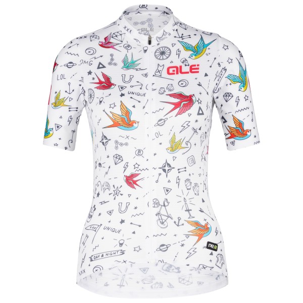 Alé - Women's Versilia Jersey Graphics - Velotrikot Gr XL weiß von Alé