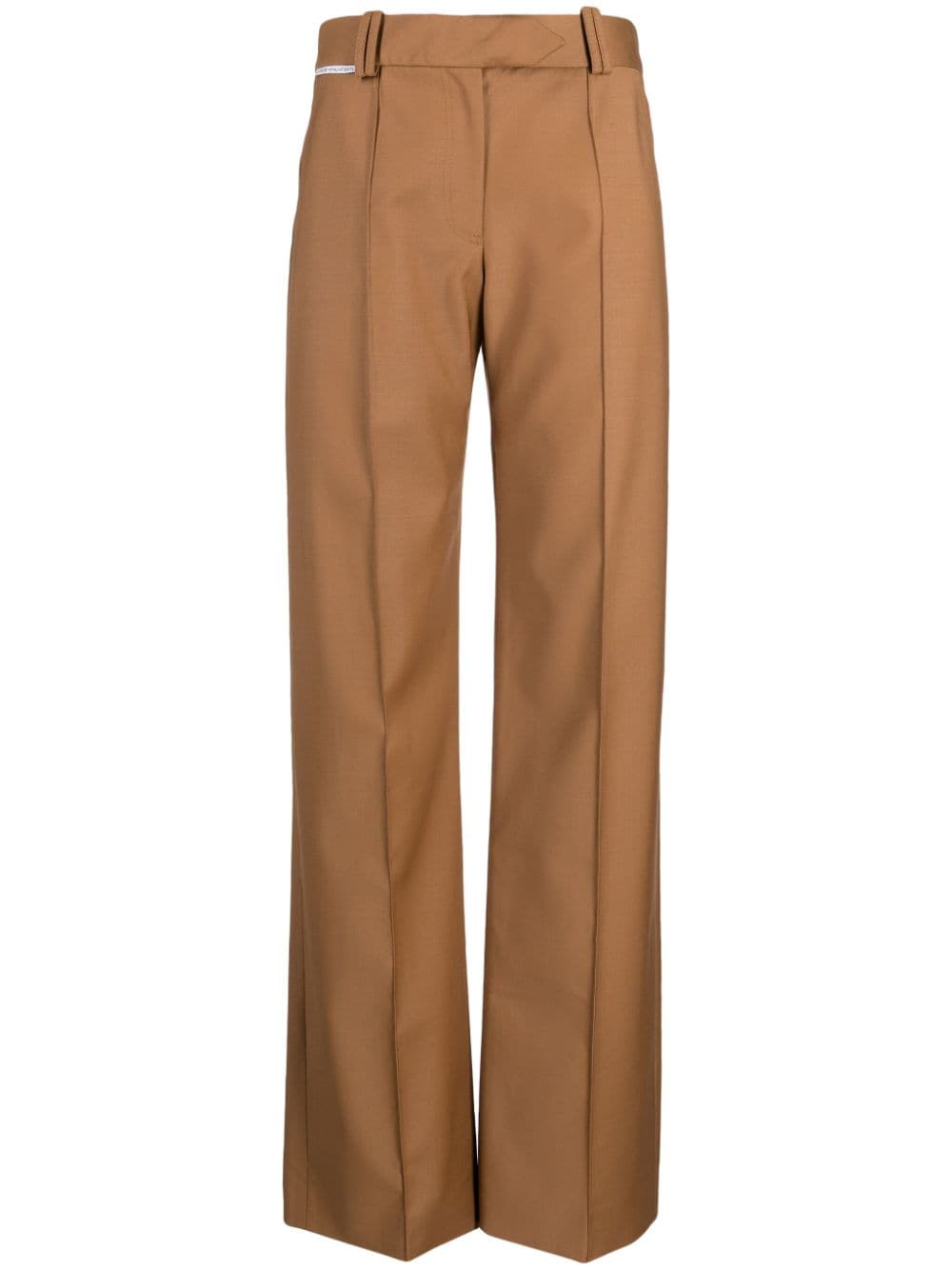 Aleksandre Akhalkatsishvili virgin wool straight-leg trousers - Brown von Aleksandre Akhalkatsishvili