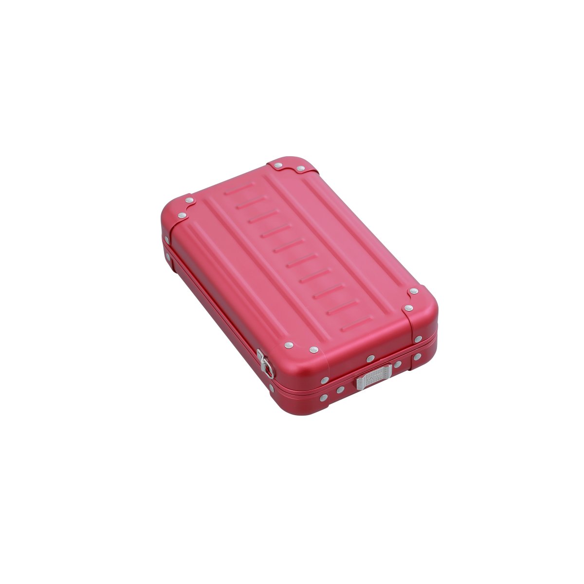 Aluminium Vertical Vanity Case 7,5" in Rot von Aleon