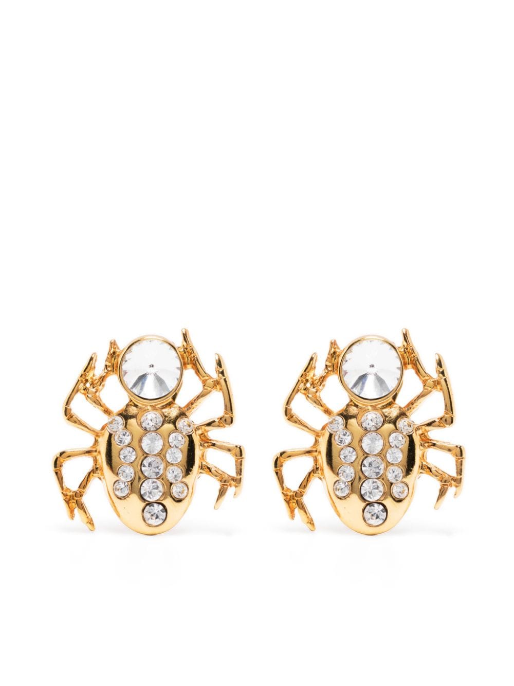 Alessandra Rich spider-motif earrings - Gold von Alessandra Rich