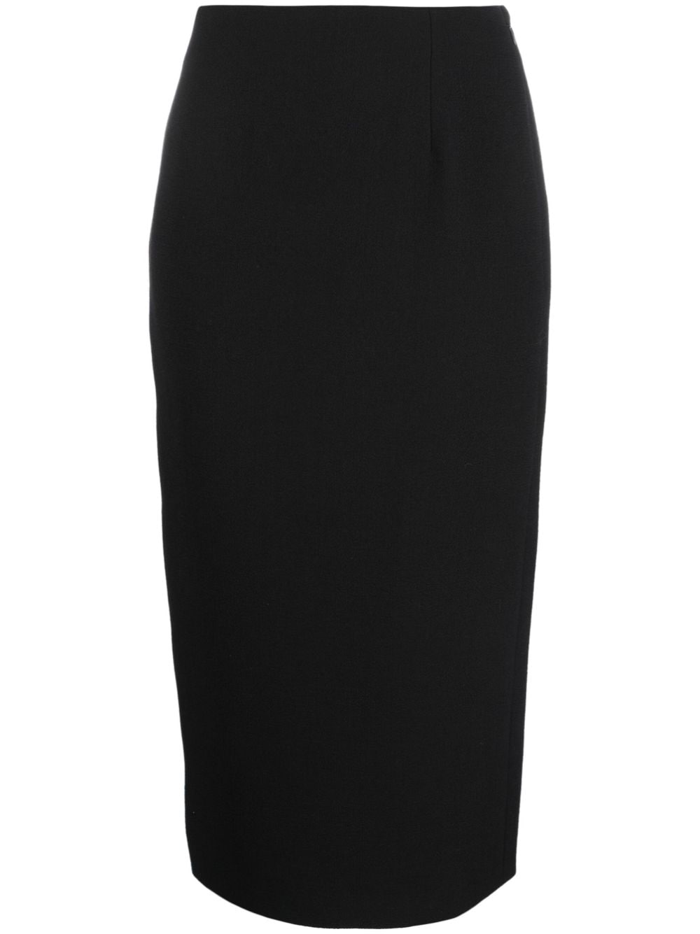 Alessandra Rich wool-bouclé pencil skirt - Black von Alessandra Rich