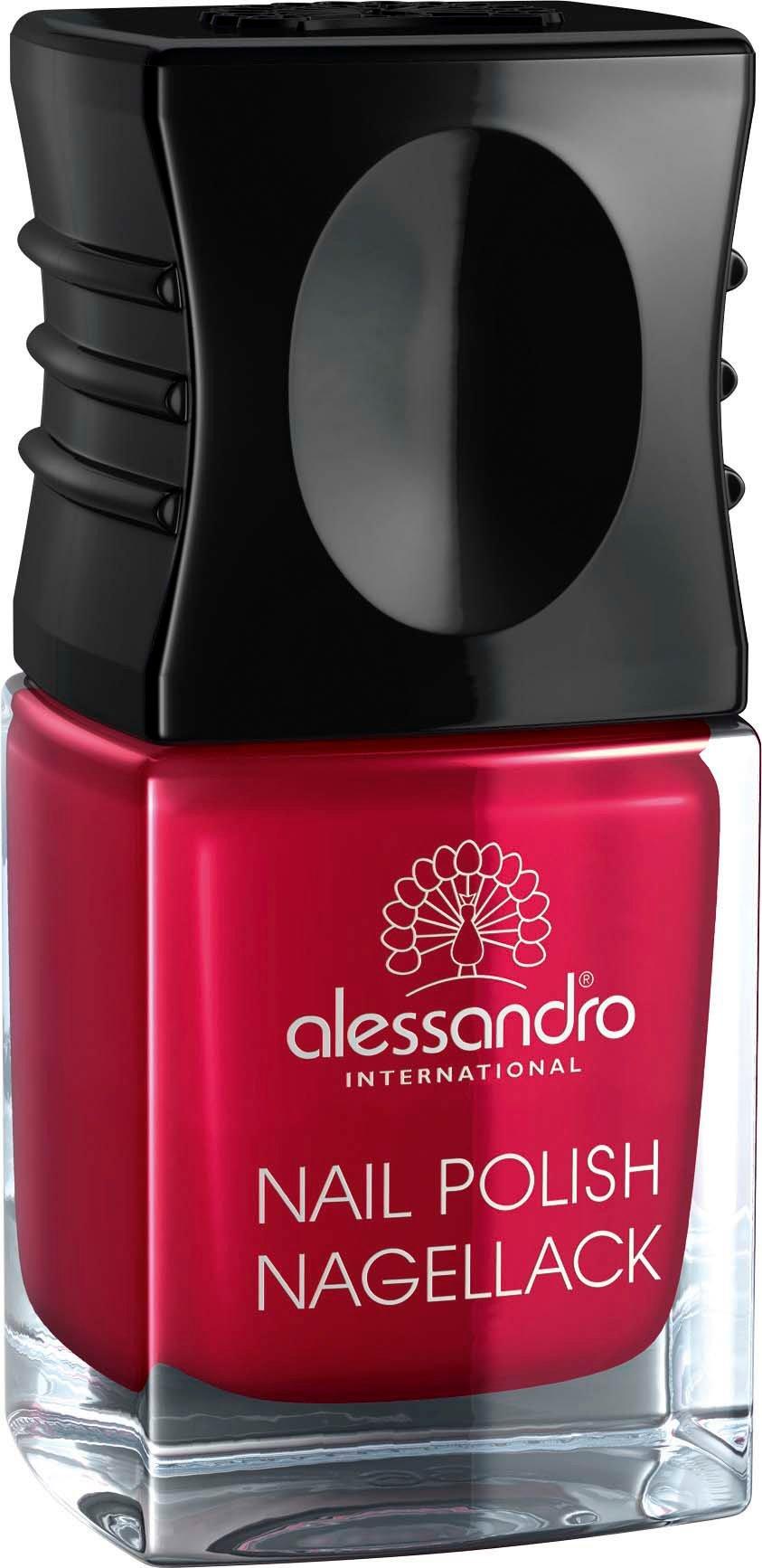 Nail Polish Cherry Cherry Lady Damen Rot 10ml von alessandro