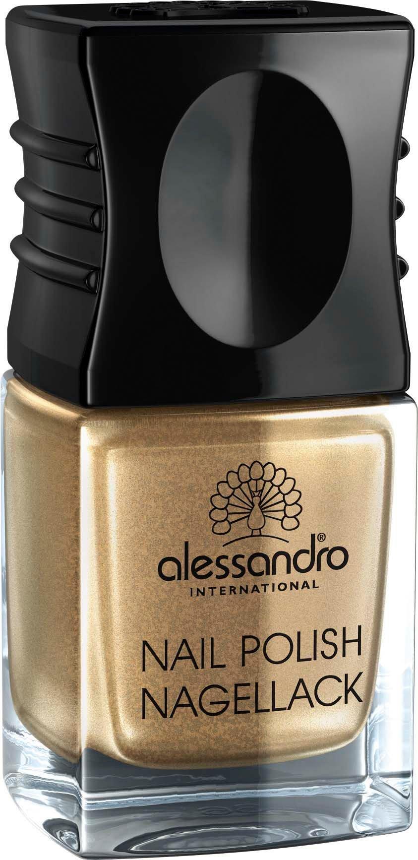 Nail Polish Rich & Royal Damen Gold 10ml von alessandro