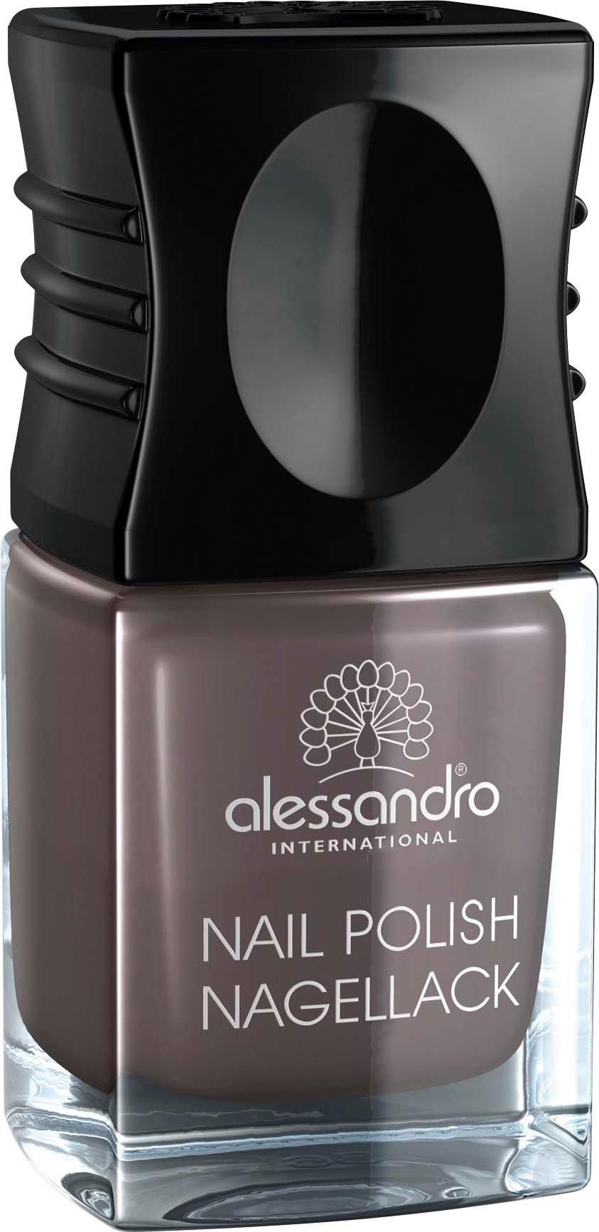 Nail Polish Velvet Taupe Damen Schokolade 10ml von alessandro