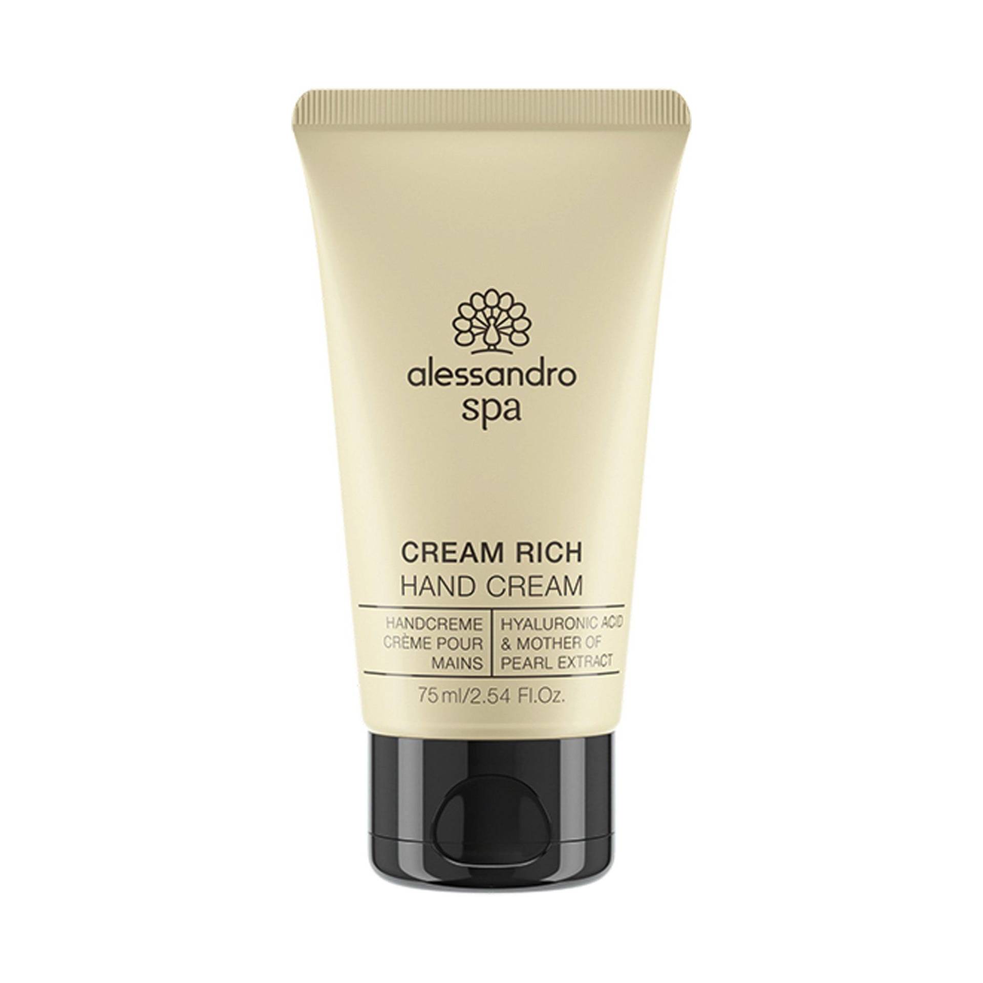 Cream Rich Handrcreme Damen Beige  75ml von alessandro