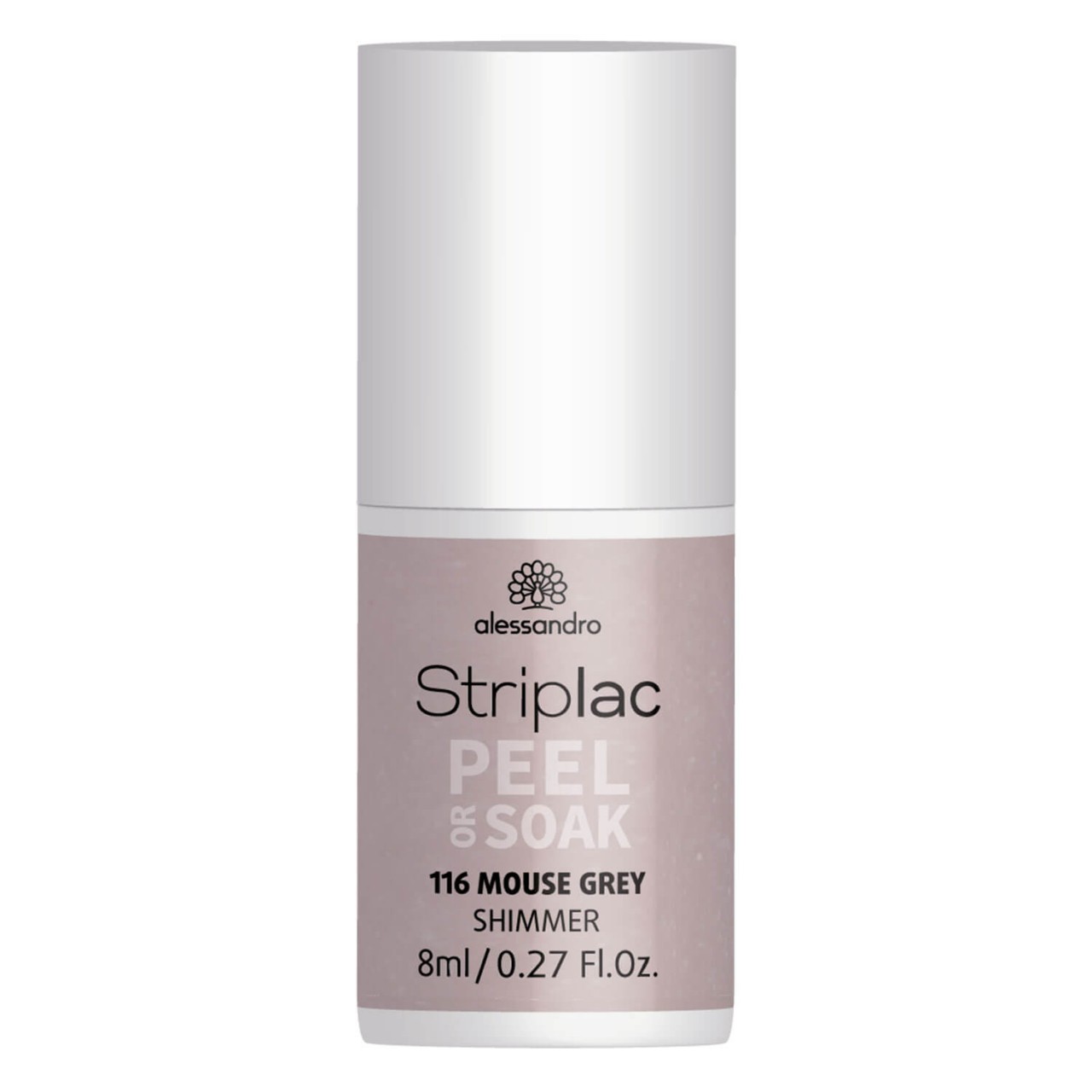 Striplac Peel or Soak - Mouse Grey von Alessandro
