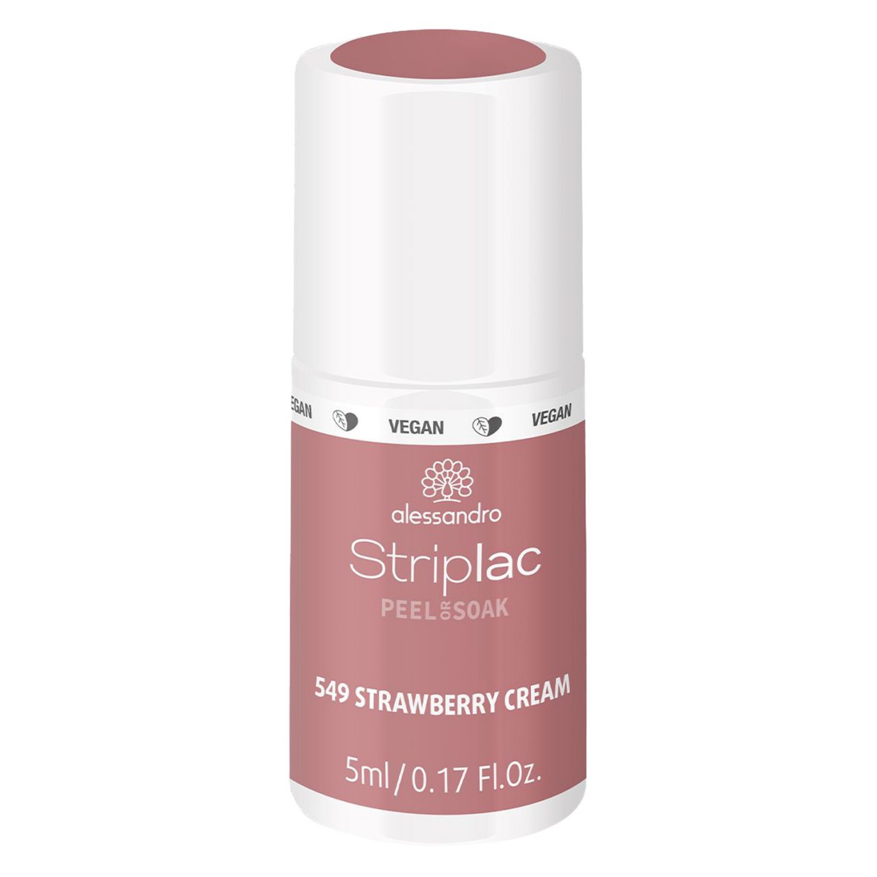 Striplac Peel or Soak - Strawberry Cream von Alessandro