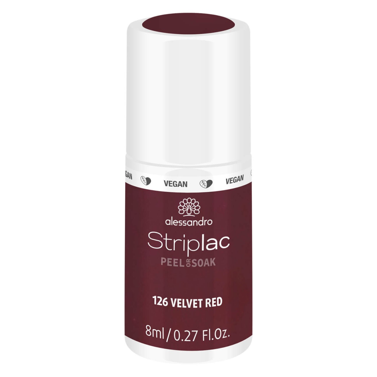 Striplac Peel or Soak - Velvet Red von Alessandro