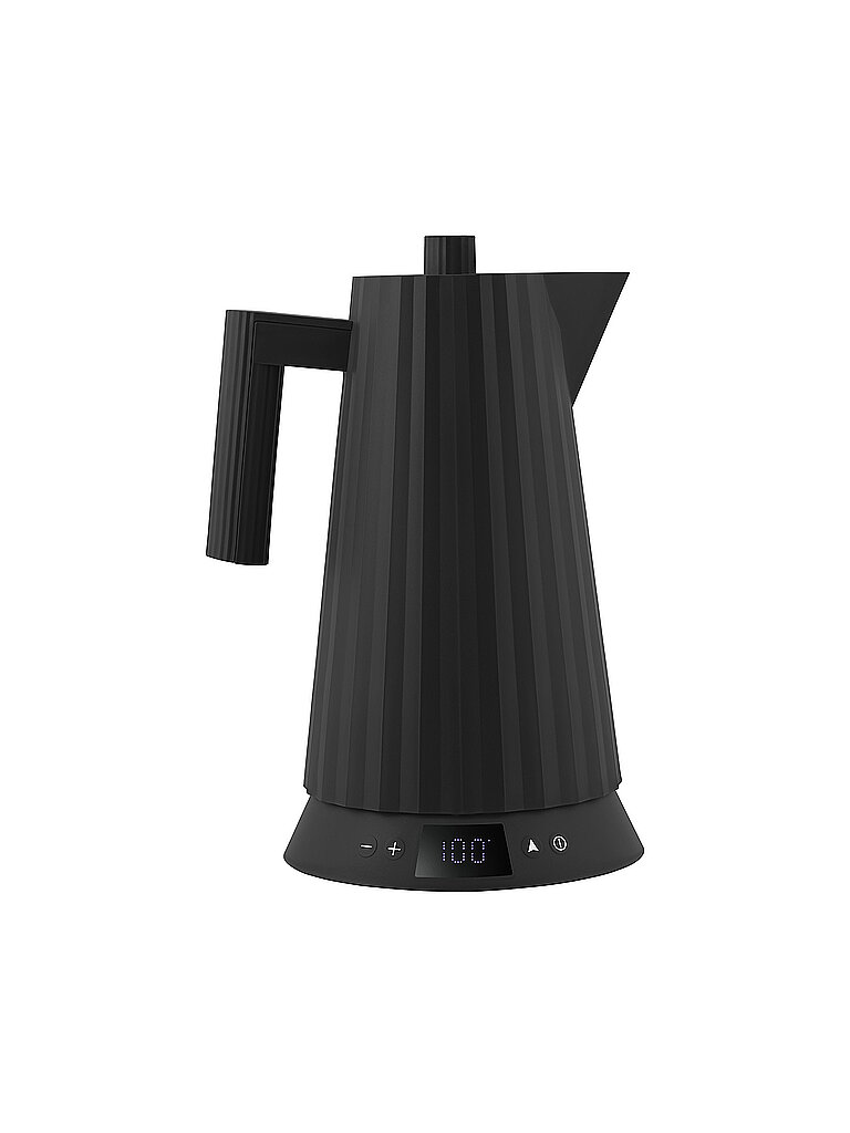 ALESSI Wasserkocher 1,7l Plissee Th. Harz / Schwarz schwarz von Alessi