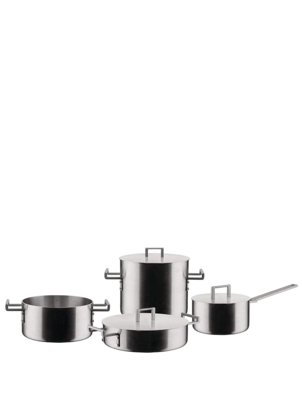 Alessi Multiply steel cookware set - Silver von Alessi