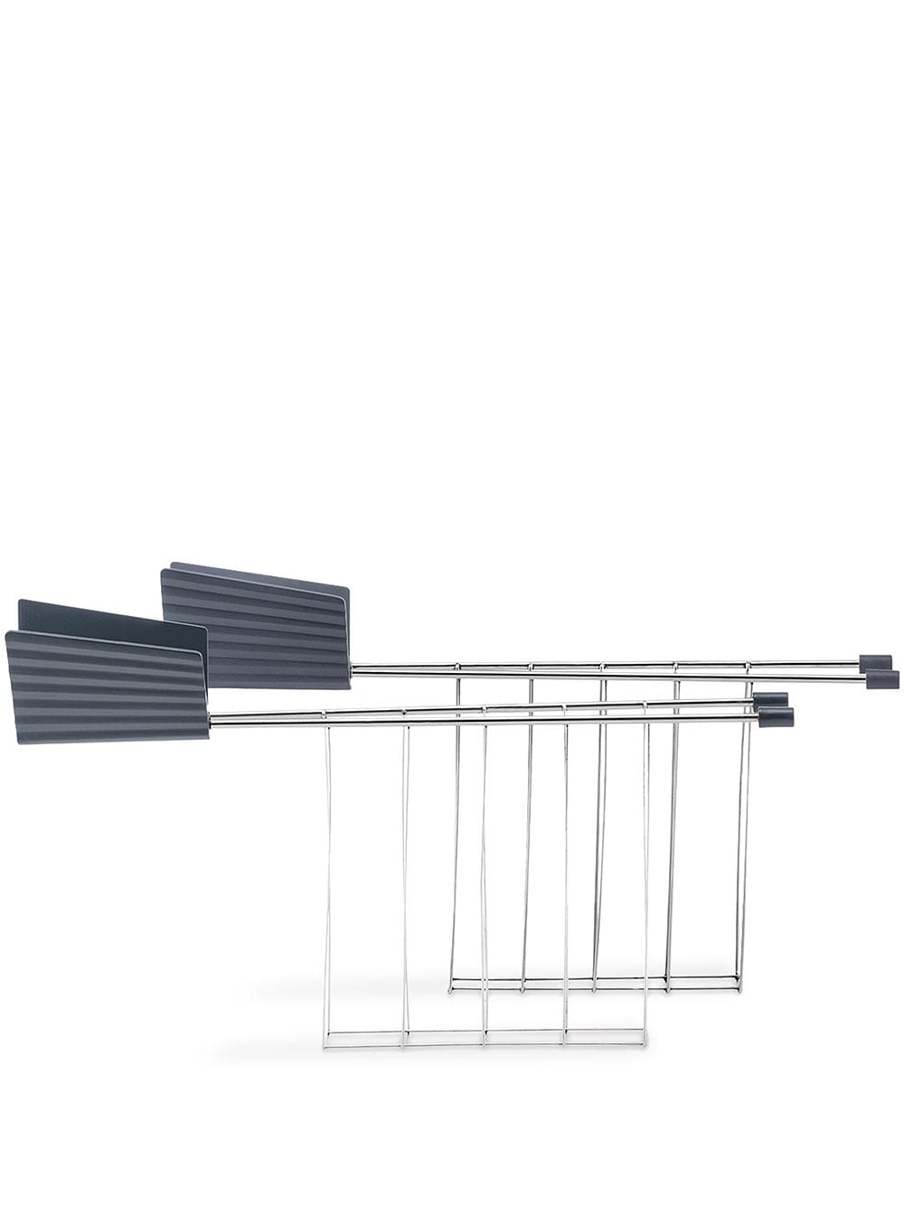 Alessi Plissé Michelle De Lucchi toaster racks set - Grey von Alessi