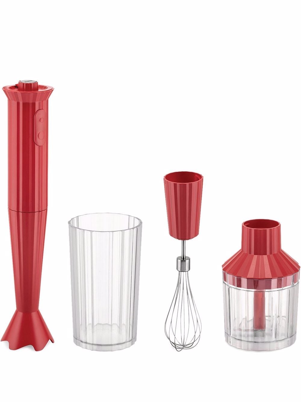 Alessi Plissé mixer set - Red von Alessi