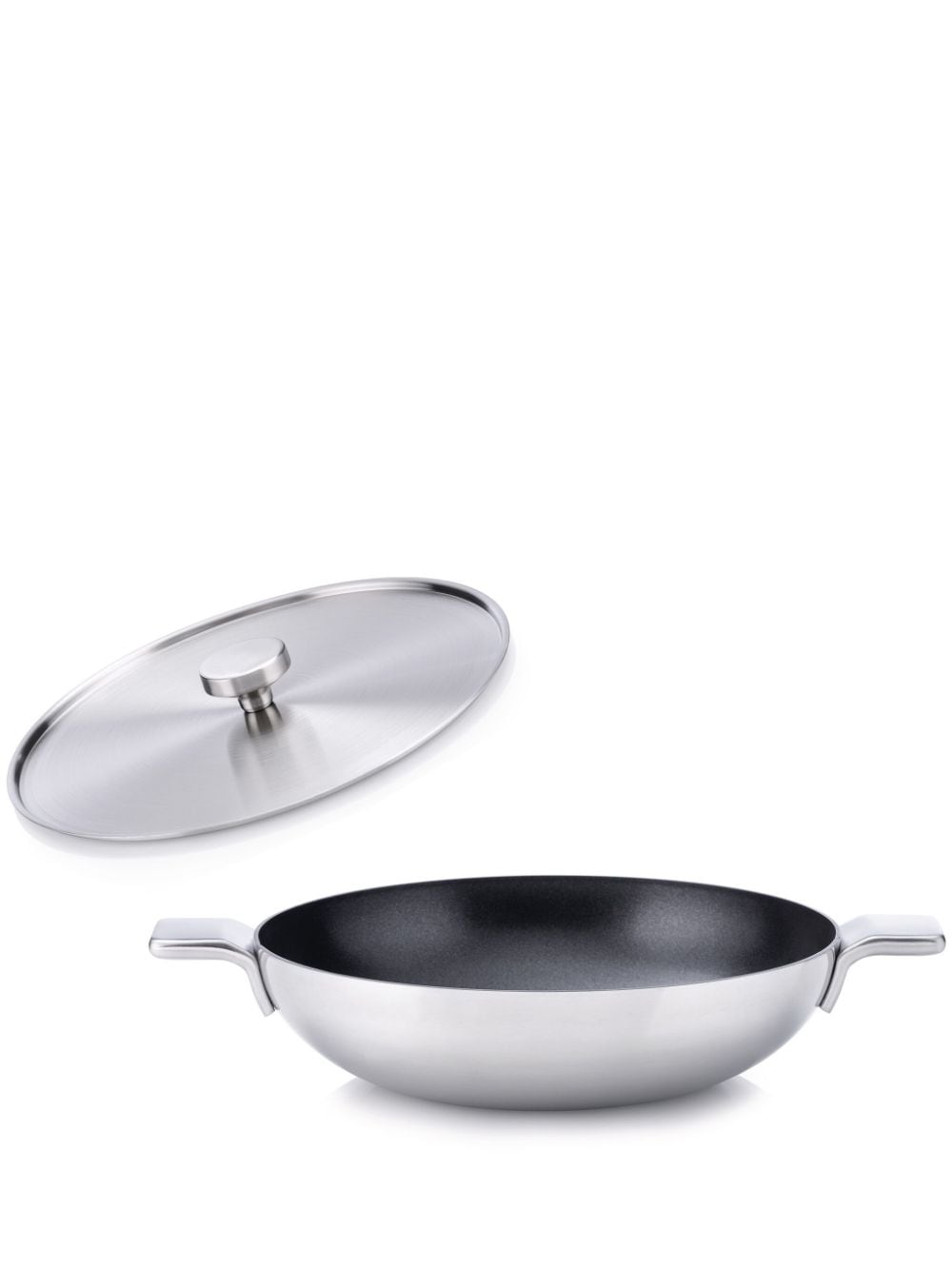 Alessi stainless steel wok pan (28cm) - Silver von Alessi