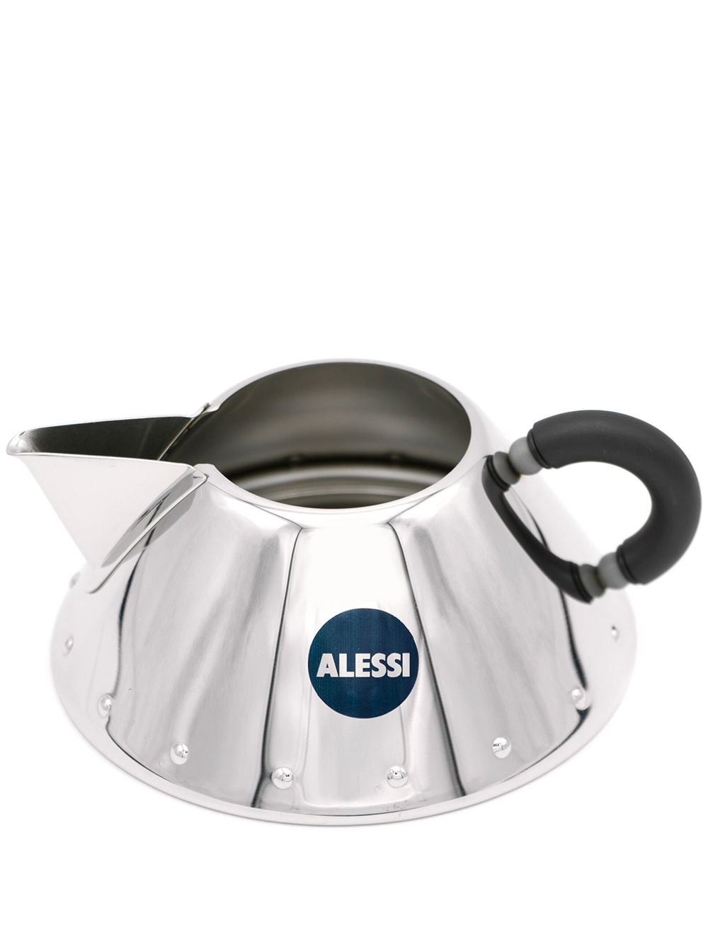 Alessi logo-print creamer - Silver von Alessi