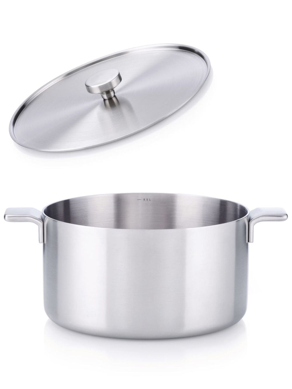 Alessi two-handle stainless steel casserole (20cm) - Silver von Alessi