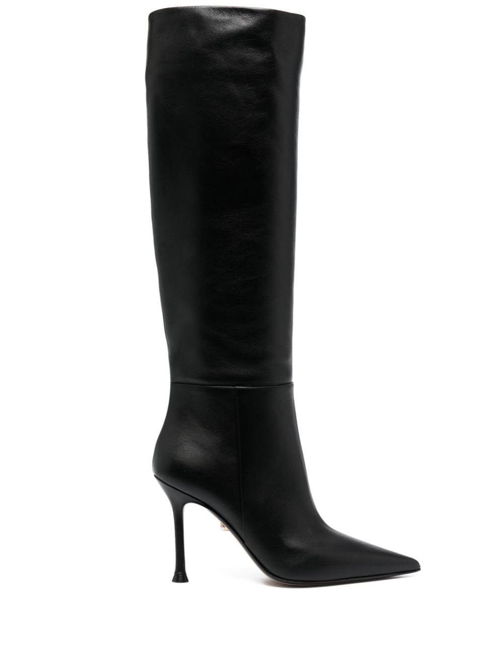 Alevì 100mm leather knee-high boots - Black von Alevì