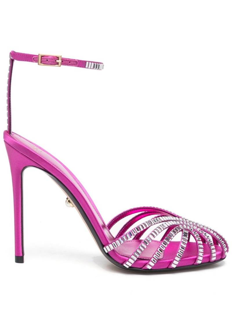 Alevì 120mm embellished caged sandals - Pink von Alevì