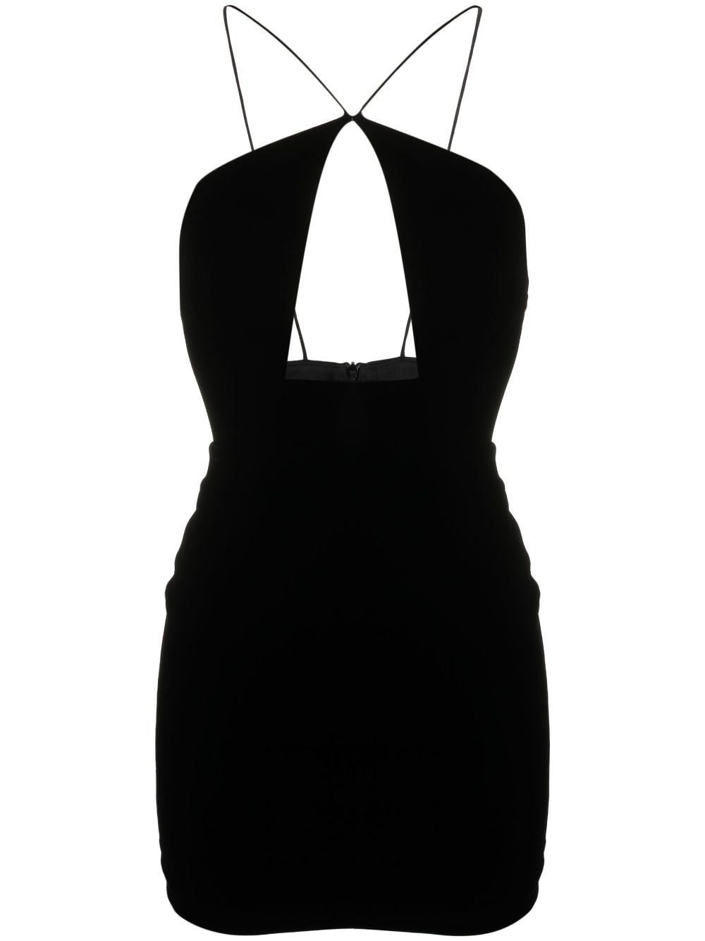 Alex Perry Turner halterneck mini dress - Black von Alex Perry