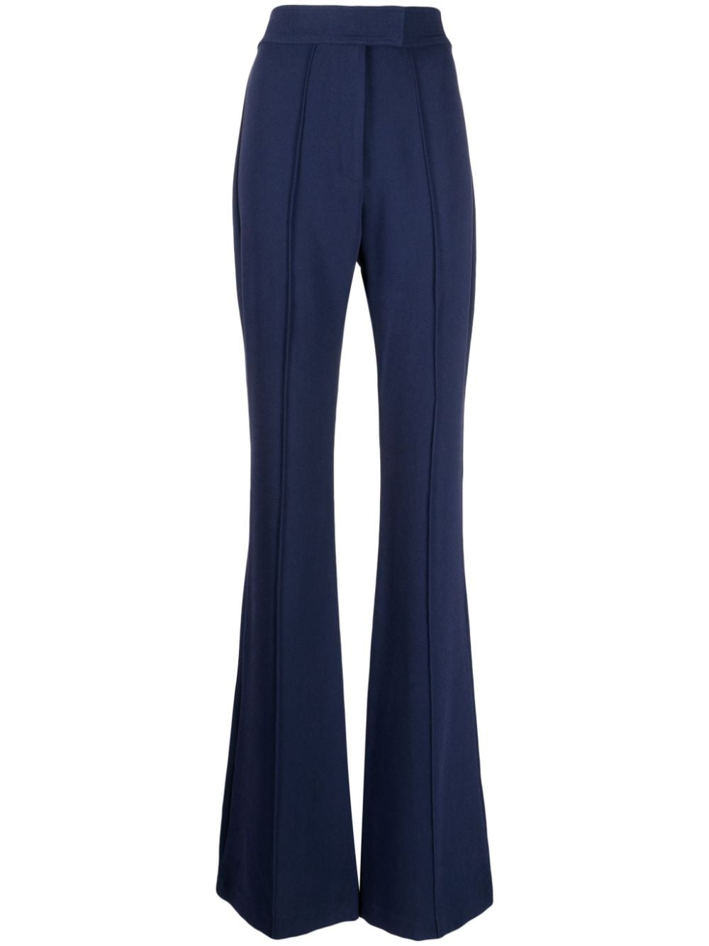 Alex Perry high-waisted flared trousers - Blue von Alex Perry
