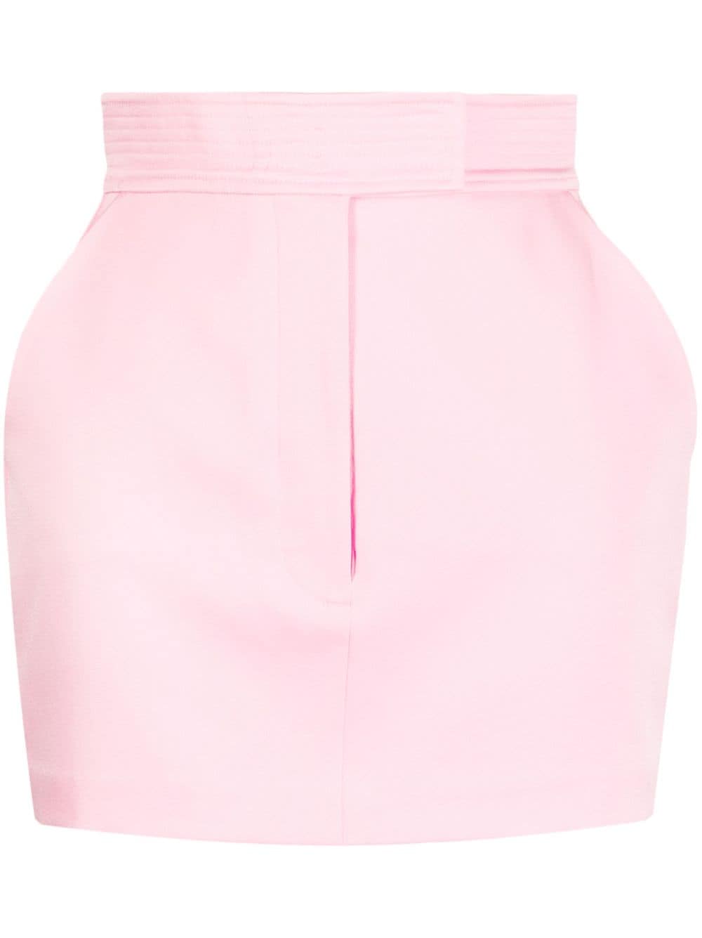 Alex Perry high-waisted satin-finish skirt - Pink von Alex Perry