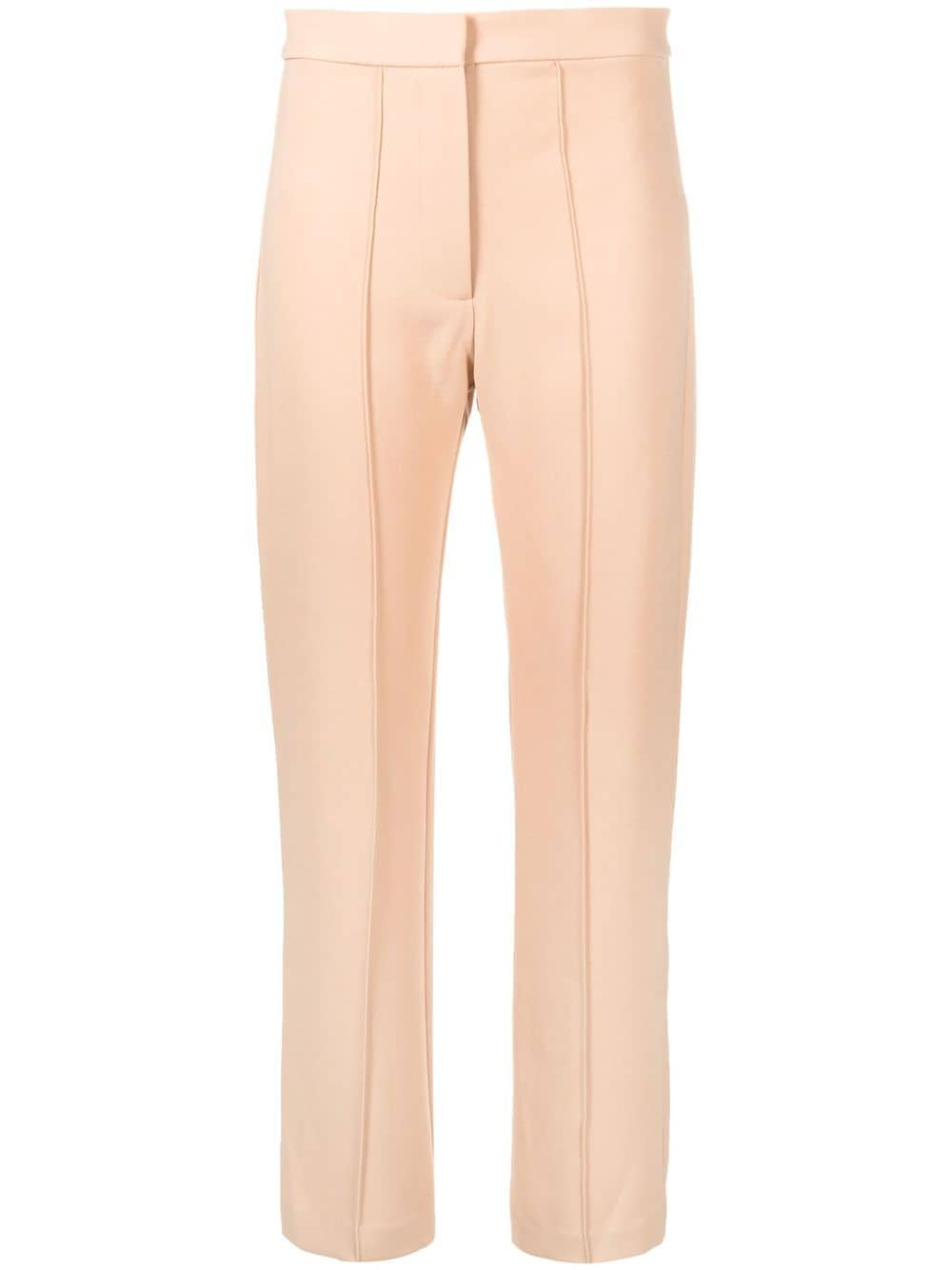 Alex Perry pleat-detail straight-leg trousers - Neutrals von Alex Perry