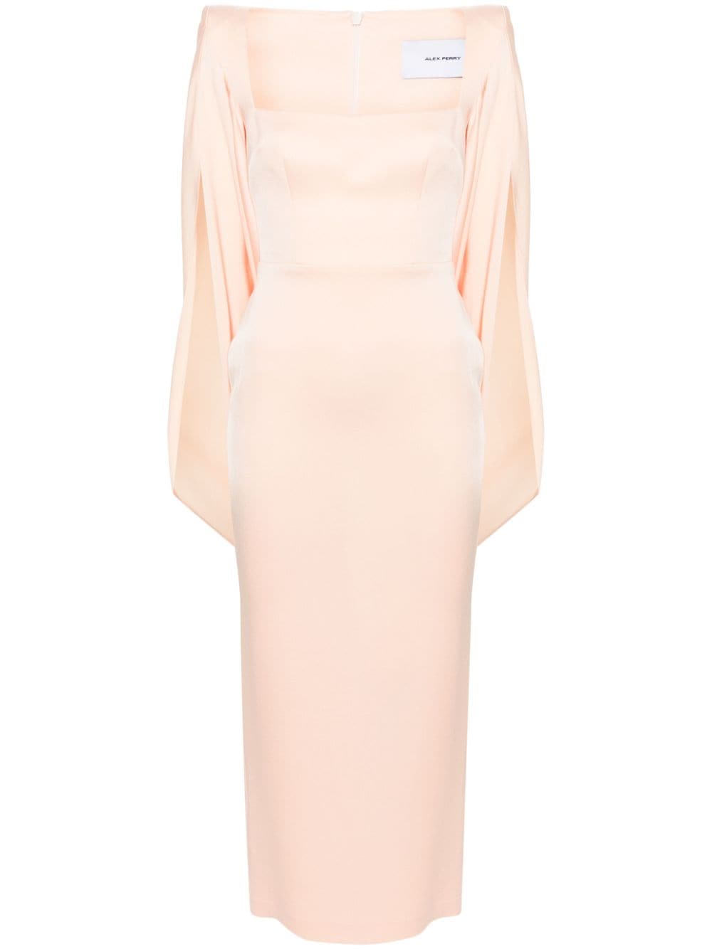 Alex Perry satin cape maxi dress - Pink von Alex Perry