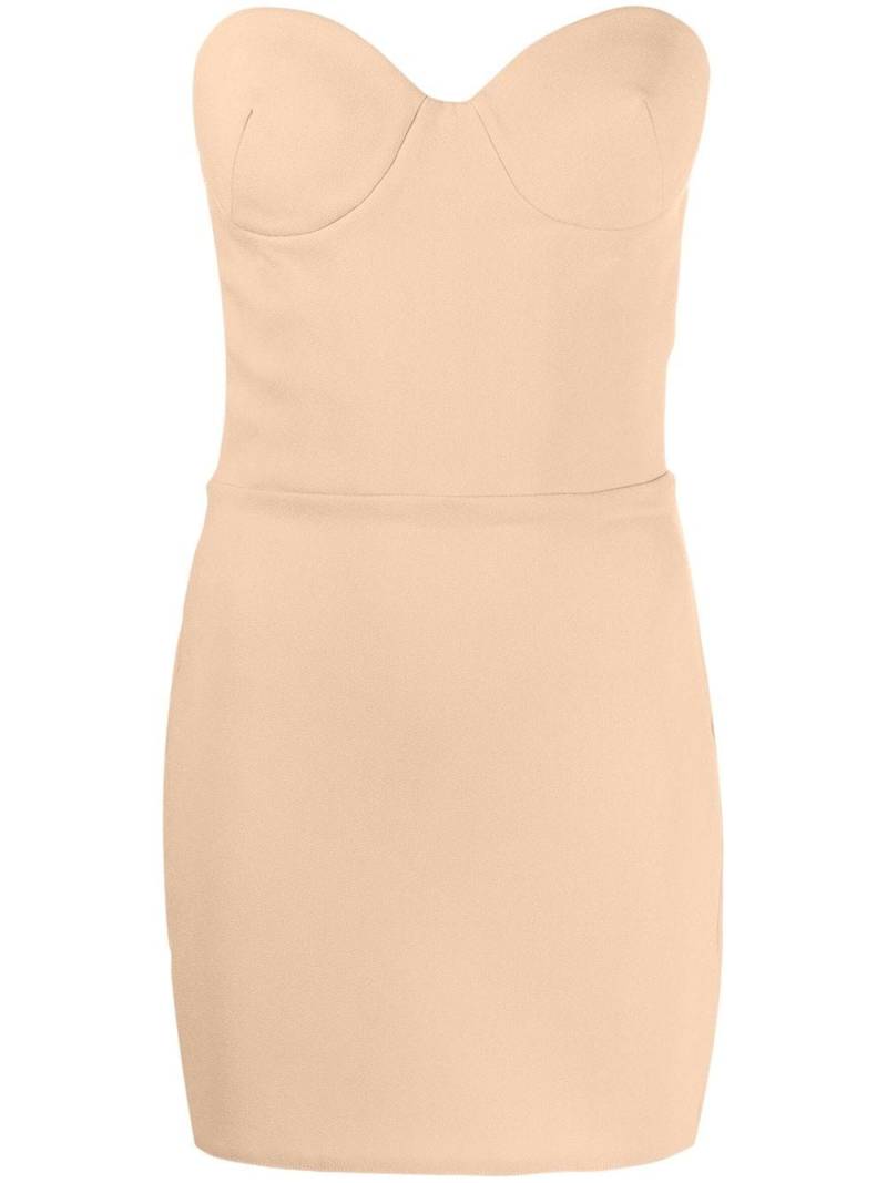 Alex Perry Clay strapless minidress - Neutrals von Alex Perry