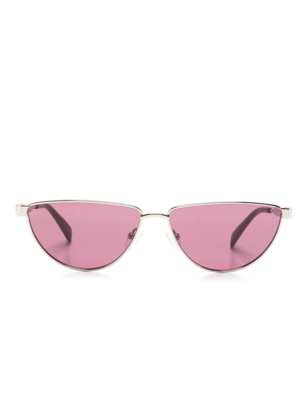 Alexander McQueen Eyewear 0456S geometric-frame sunglasses - Silver von Alexander McQueen Eyewear