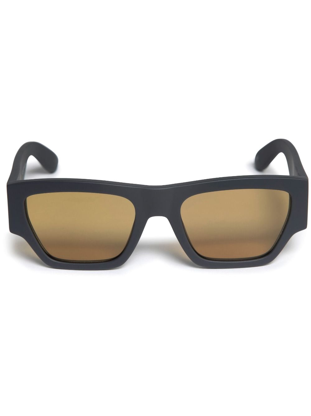 Alexander McQueen Eyewear Angled rectangle-frame sunglasses - Grey von Alexander McQueen Eyewear