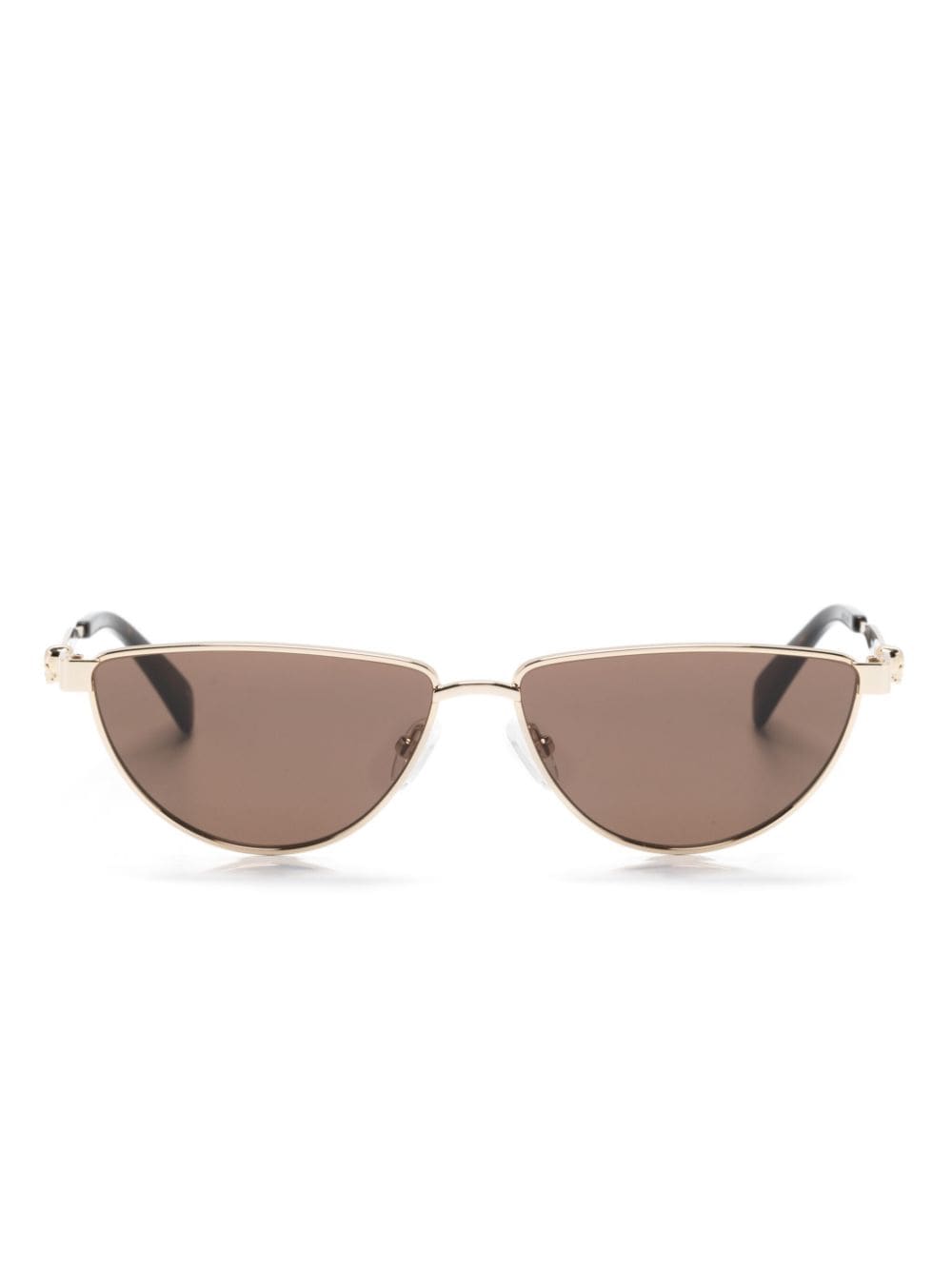 Alexander McQueen Eyewear D-frame sunglasses - Gold von Alexander McQueen Eyewear