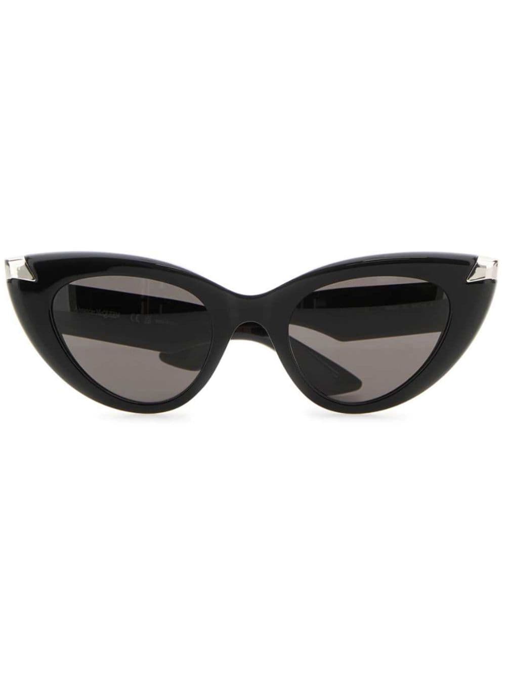 Alexander McQueen Eyewear Punk cat-eye sunglasses - Black von Alexander McQueen Eyewear