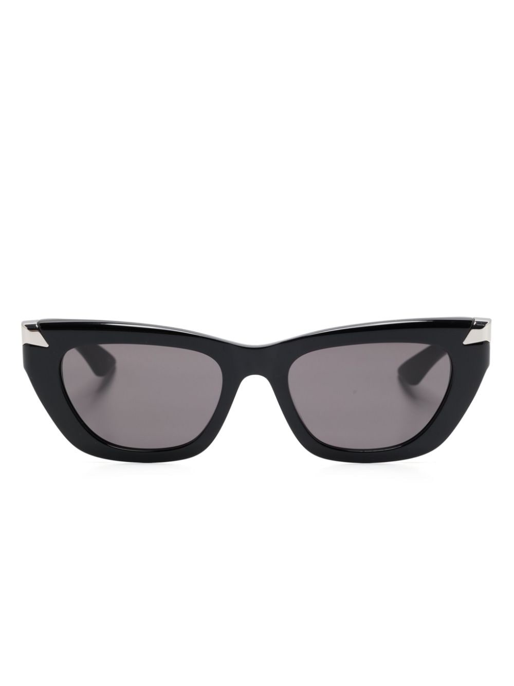 Alexander McQueen Eyewear Punk geometric-frame sunglasses - Black von Alexander McQueen Eyewear